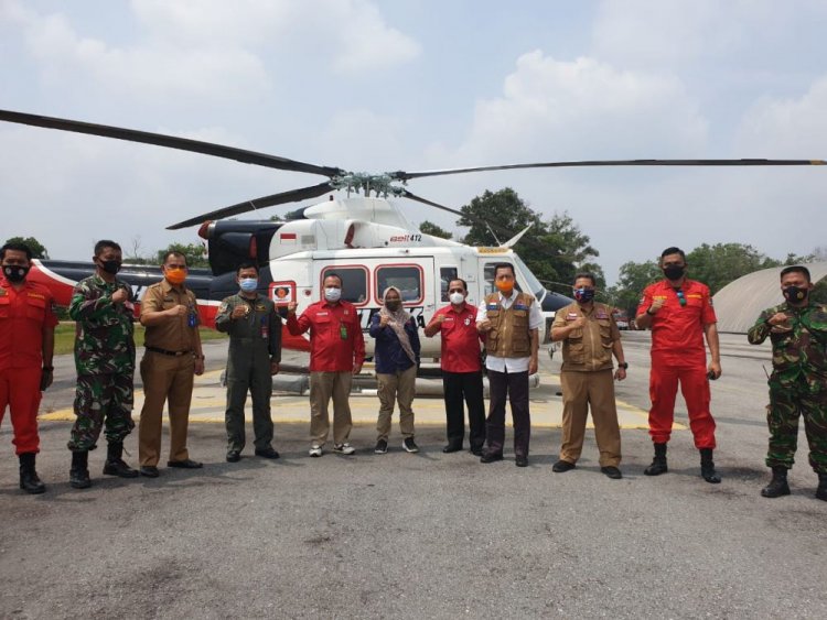 KLHK Beri Dukungan Untuk Operasi udara Pengendalian Kebakaran Hutan dan Lahan di Riau