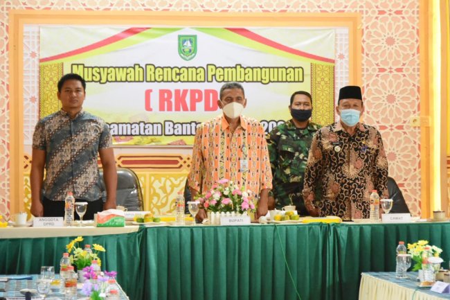 Musrenbang Kecamatan Bantan, Kepala Desa Minta Akses Jalan Segera Diperbaiki