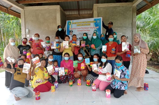 Tingkatkan Ekonomi Kreatif, TP PKK Desa Jangkang Gelar Sejumlah Pelatihan