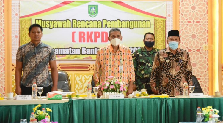 Musrenbang Kecamatan Bantan, Kepala Desa Minta Akses Jalan Segera Diperbaiki