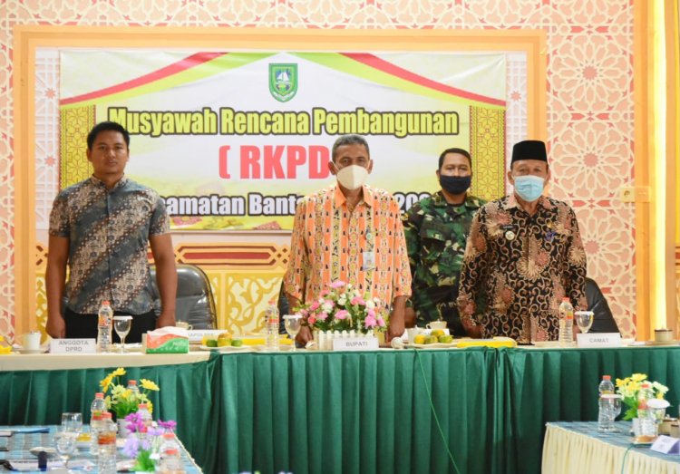 Musrenbang Kecamatan Bantan, Kepala Desa Minta Akses Jalan Segera Diperbaiki