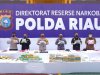 Per Maret 2021, Direktorat Reserse Narkoba Polda Riau Berhasil Sita 80,42  Kg Sabu dan 68.636 Butir Pil Ekstasi