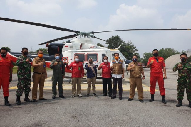 KLHK Beri Dukungan Untuk Operasi udara Pengendalian Kebakaran Hutan dan Lahan di Riau