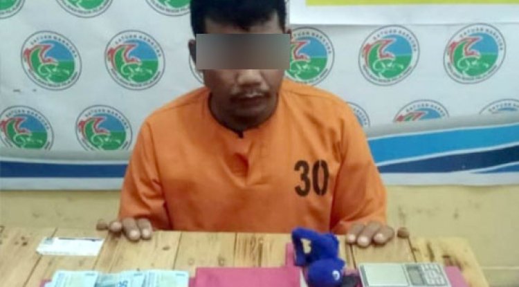 Jajaran Satuan Resnarkoba Polres Pelalawan Tangkap Seorang Bandar Narkoba