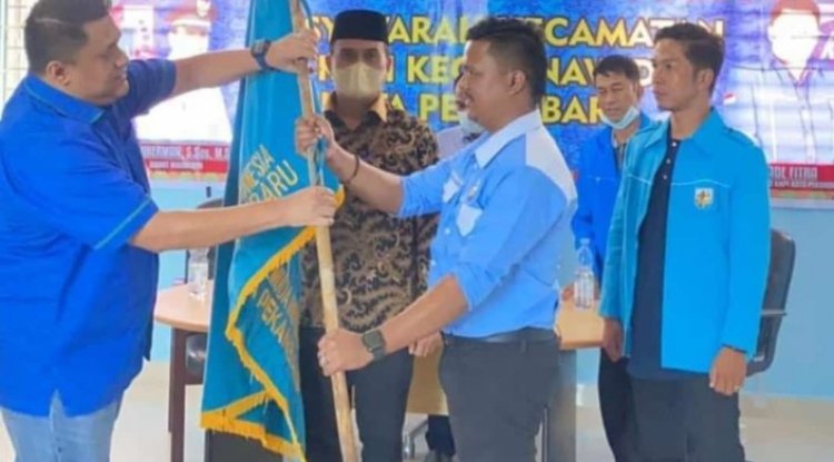 M Yasir Terpilih menjadi Ketua KNPI Kecamatan Bina Widya Pekanbaru