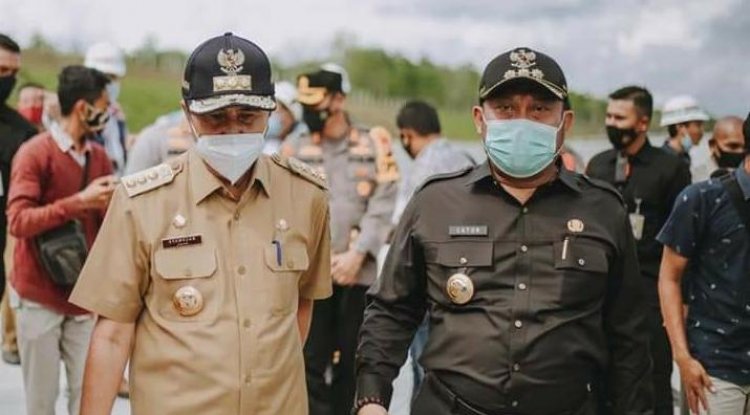 Bupati Kampar Dampingi Gubernur Riau Tinjau Tol Ruas Pekanbaru-Bangkinang
