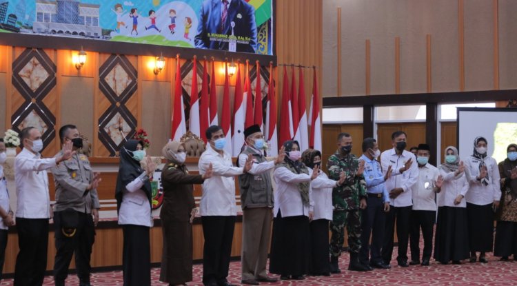 Wawako Pekanbaru Secara Resmi Buka Rakor Gugus Tugas KLA Pekanbaru 2021