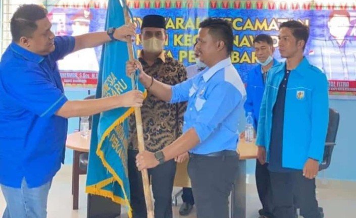  M Yasir Terpilih menjadi Ketua KNPI Kecamatan Bina Widya Pekanbaru