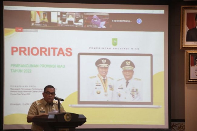 Wagubri Uraikan Prioritas Pembangunan Provinsi Riau Tahun 2022 