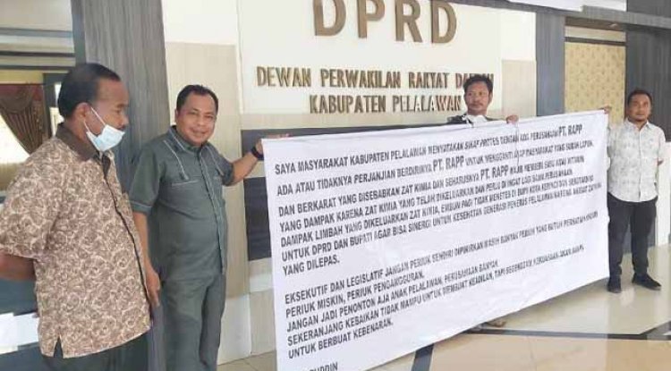 DPRD Pelalawan Bentuk Pansus Kasus Ribuan Ikan Mati di Kanal Limbah PT RAPP