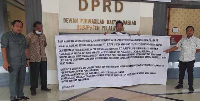 PT RAPP di Demo Warga Pelalawan Terkait Zat Kimia Berbahaya