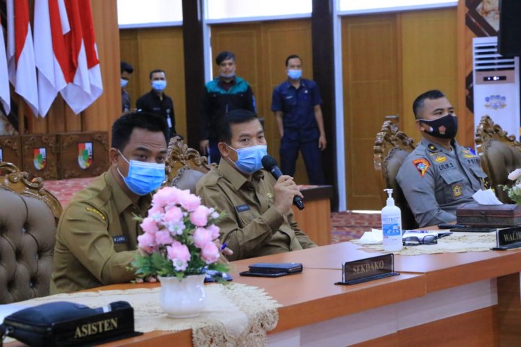 Walikota Pekanbaru Dorong Percepat Pemetaan RW yang Masuk Zona Merah Covid-19