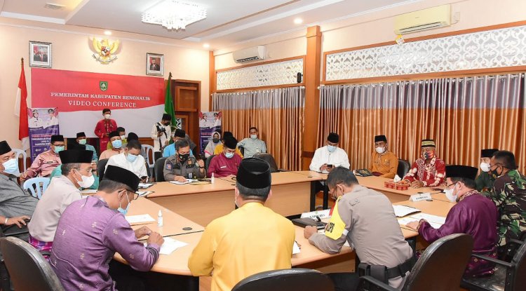 Pemkab Bengkalis Gelar Rapat Pelaksanaan Sholat Ied 1442 H
