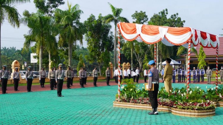 Polres Siak Gelar Apel Pasukan Operasi Ketupat Lancang Kuning