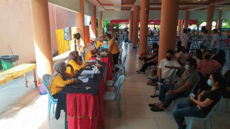 Kegiatan Vaksinasi Tahap II Dilakukan di Yayasan Vihara Hok Ann Kiong Bengkalis