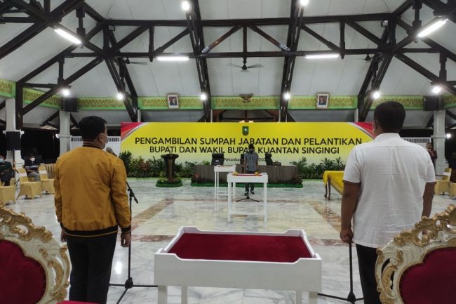 Masyarakat Bisa Saksikan Pelantikan Bupati Kuansing Secara Virtual