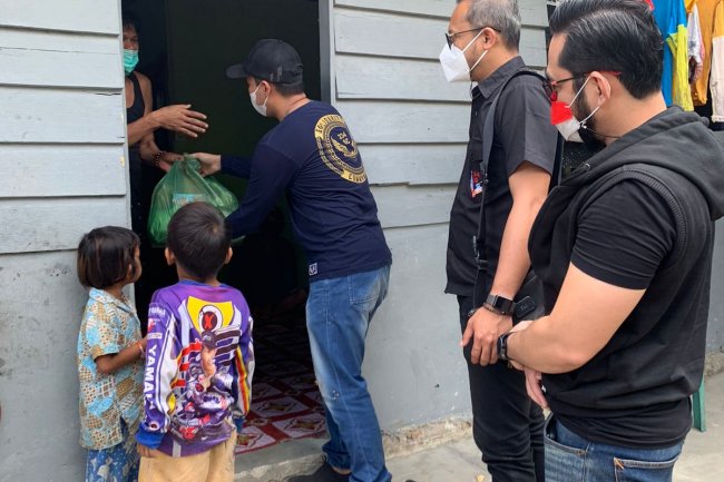 234 SC Korwil Riau dan 234 SC Regwil Pelalawan Kembali Bagikan Sembako 