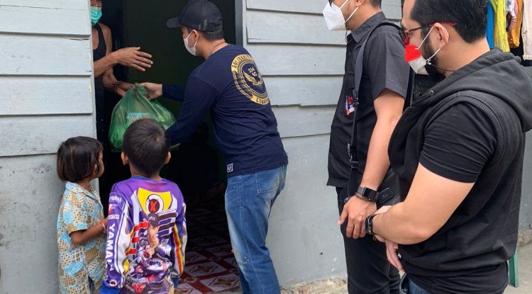 234 SC Korwil Riau dan 234 SC Regwil Pelalawan Kembali Bagikan Sembako 