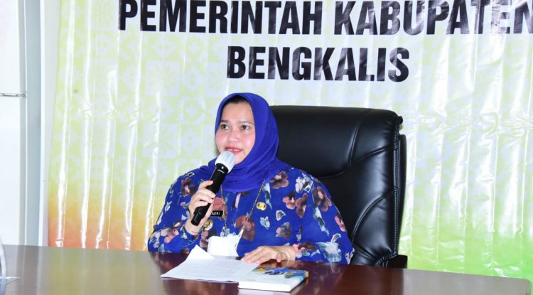 Bupati Bengkalis Sampaikan Gambaran Umum Tentang Kabupaten Bengkalis Secara Virtual
