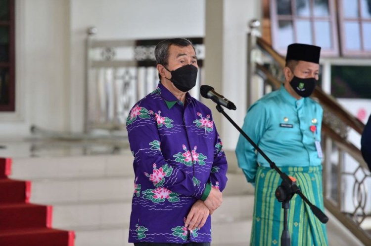  Calon Praja IPDN Angkatan 32 Riau Di Harapkan Gubernur Syamsuar  Belajar Dengan Baik 