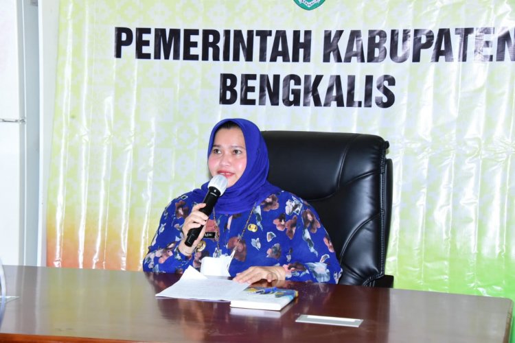 Bupati Bengkalis Sampaikan Gambaran Umum Tentang Kabupaten Bengkalis Secara Virtual