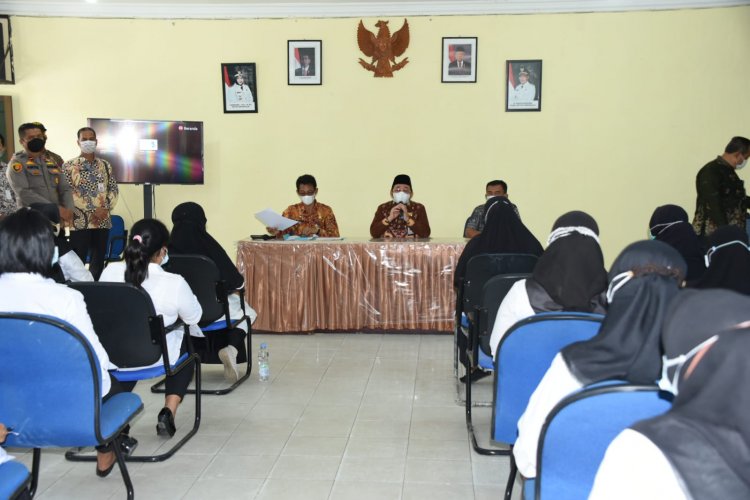 Sekda Bengkalis Semangati Peserta SKD CPNS Agar Tetap Konsentrasi dan Fokus