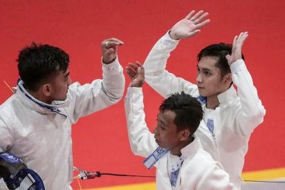  Riau Juara Umum Cabor Anggar PON XX Papua Dengan Meraih 5 Medali Emas