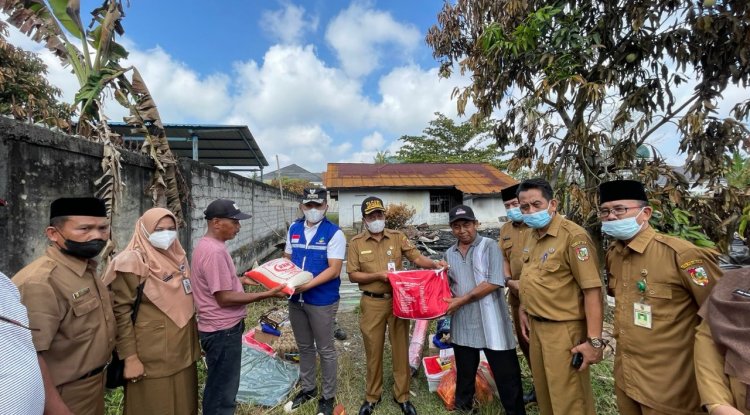 Dinsos Salurkan Bantuan Ke Puluhan Korban Kebakaran Sepanjang 2021