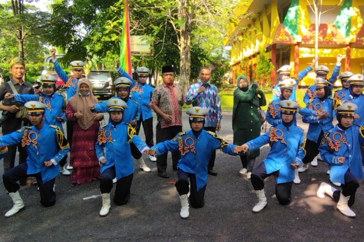 Buat Heboh Penonton LKBB melihat aksi SMA 2 Siak Hulu Kampar dan SMA Mutiara Harapan Pelalawan 