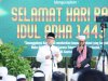 Wakil Bupati Bagus Santoso Shalat Idul Adha di Lapangan Tugu Bengkalis