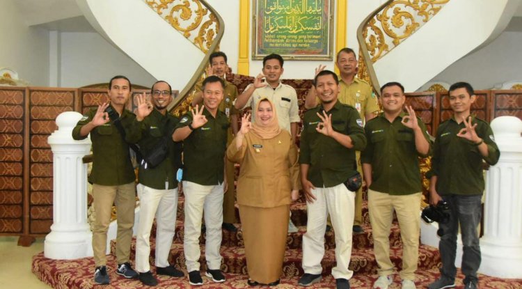 Perkuat Silaturahmi, Ceria TV Silaturahmi Dengan Bupati Bengkalis