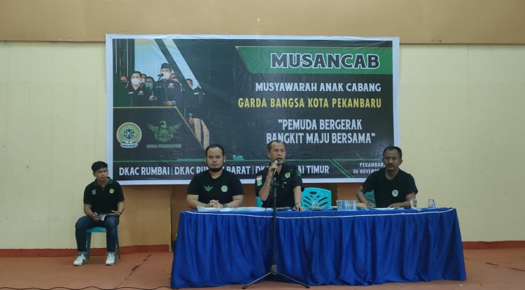 Untuk pertama kalinya di Indonesia, jadi contoh nasional Musancab 3 kecamatan DKC GARDAbangsa di kota pekanbaru 