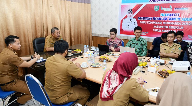 Antisipasi Serangan Siber, Diskominfotik Gandeng BSSN Lakukan Asesmen Sistem IT