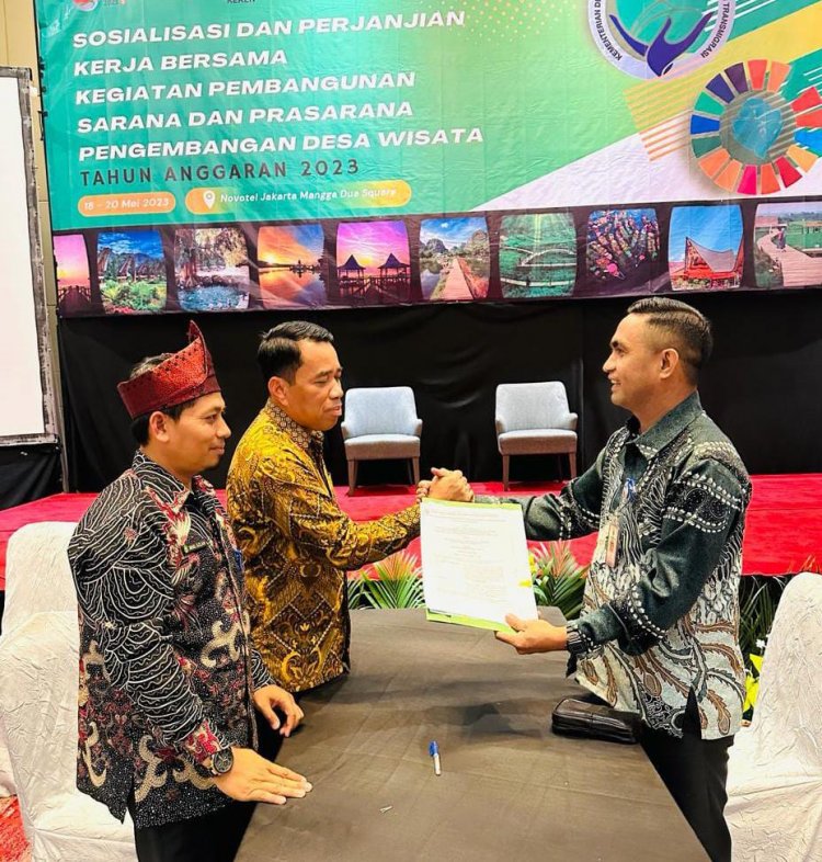 Desa Sepahat Dapat Bantuan Pembangunan Desa Wisata Dari Kementerian Desa PDTT Sebesar Rp400 Juta