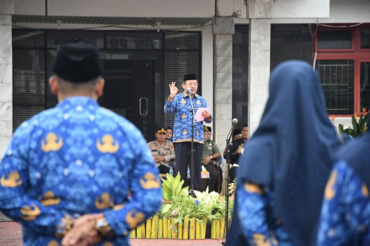 Saat Apel Hari Kesadaran Nasional, Bupati Ingatkan ASN Jaga Kekompakan dan Maksimalkan Potensi