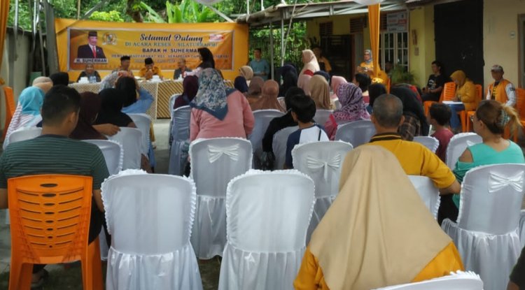 Suherman Reses di Kelurahan Padang Terubuk, Warga Keluhkan KIS, Zonasi dan Drainase