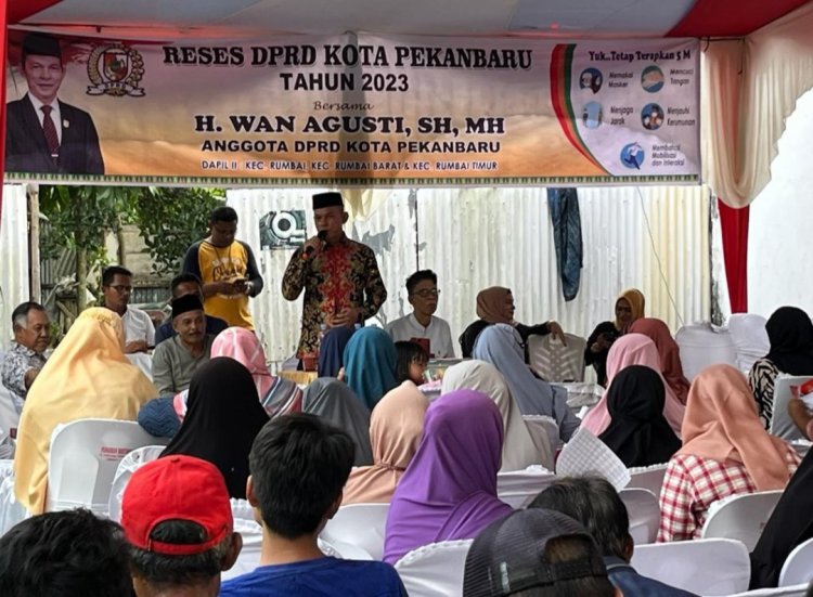 Reses Wan Agusti di Limbungan Baru, Warga Aspirasikan Banjir, Kesehatan dan UMKM