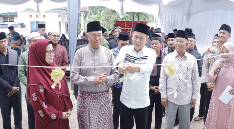 Apresiasi Pendiri, Pj Bupati Kampar Resmikan Rumah Tahfiz Hidayah Safir Teratak Buluh Siak Hulu