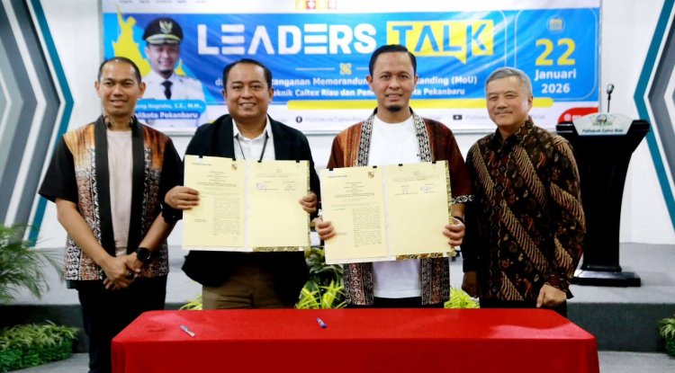 Pemko Pekanbaru MoU Tri Dharma Perguruan Tinggi dengan Politeknik Caltex Riau