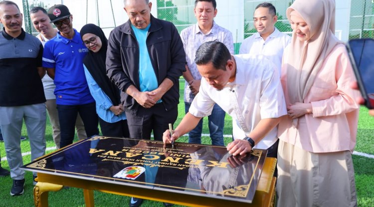 Lapangan Kencana Minisoccer Sukajadi Resmi Dibuka dan Gratis, Agung Nugroho: Bayar Pakai Pajak