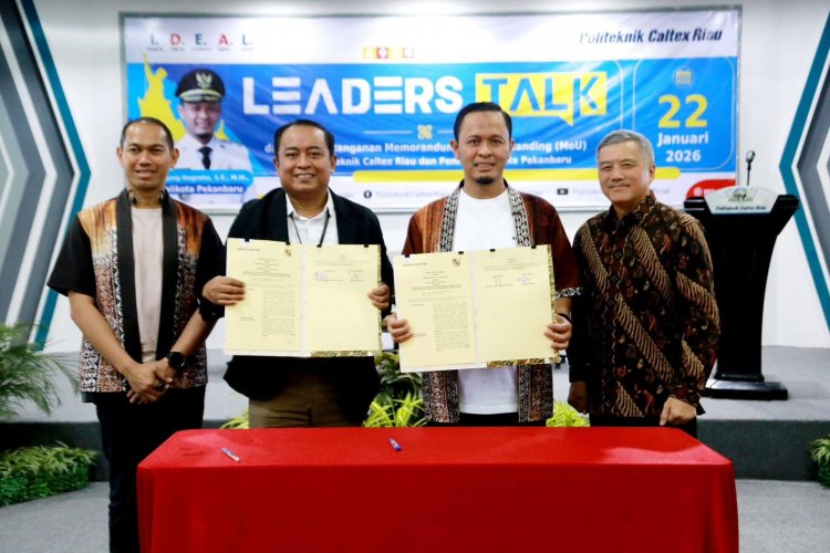 Pemko Pekanbaru MoU Tri Dharma Perguruan Tinggi dengan Politeknik Caltex Riau