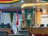 Bupati Kampar Didampingi Wakil Bupati, Hadiri Rapat Paripurna terkait Pengesahan 6 Ranperda.