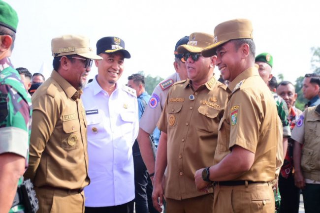 Bupati Kampar Ikuti Apel Kesiapsiagaan Penangan Karhutla 2026