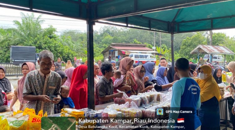Stabilkan Pasokan dan Harga pangan menjelang Hari Besar Keagamaan Nasional, Pemkab Kampar Gelar Gerakan Pangan Murah di Sembilan Lokasi