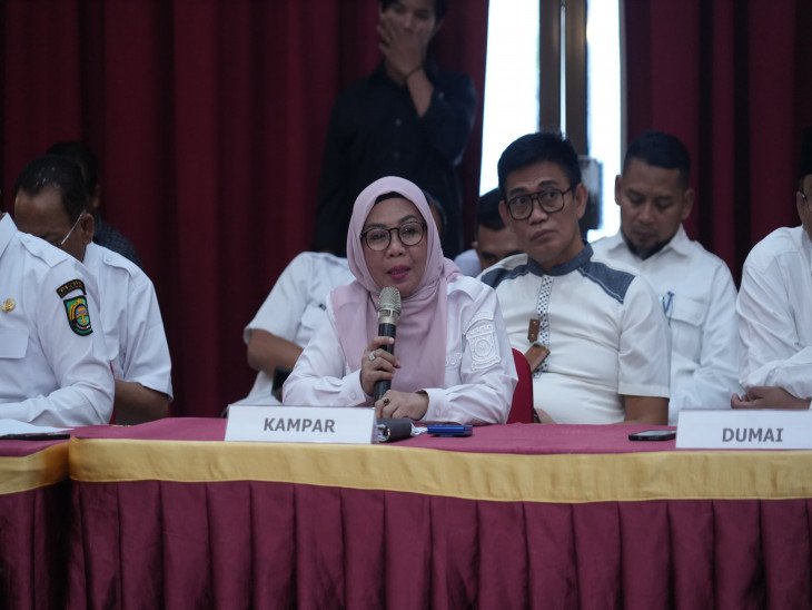 Wakil Bupati Kampar Ikuti High Level Meeting TPID se-Provinsi Riau