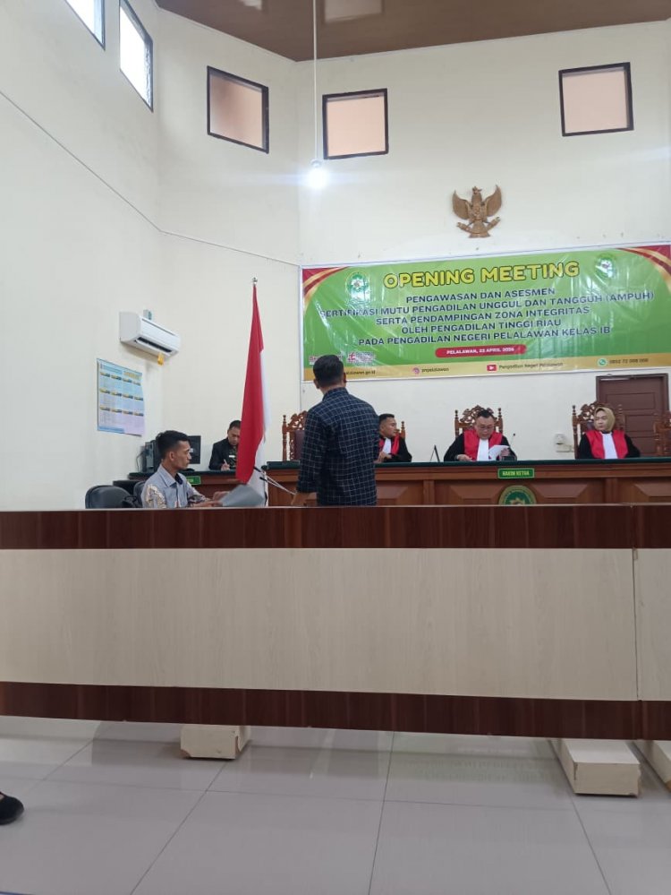 Perkara Sengketa Lahan, Tim Rifera & Paramitra Law Firm Wakili Klien Pada Sidang Di PN Pelalawan