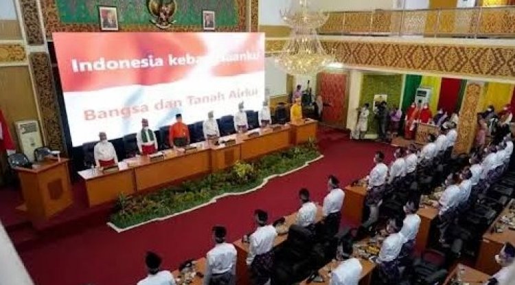 Paripurna HUT Kabupaten Pelalawan Ke 27,  DPRD Ajak Lanjutkan Pembangunan Dengan Tema "Mo La Awak Bangun Pelalawan"
